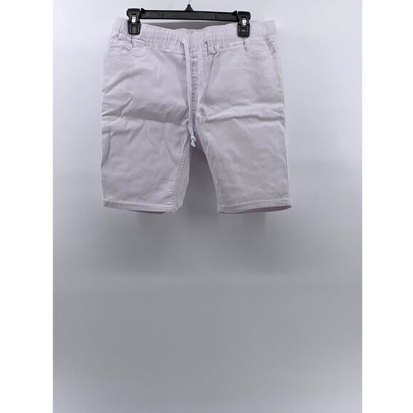 ROMA STUDIO Women's White Regular-Fit Drawstring Pull-On Shorts SZ XL - Picture 1 of 10
